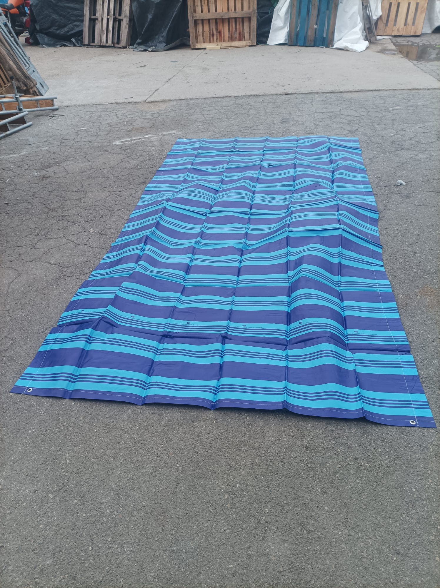 loneta plastico sinojetes franjas colores 2x3 3x3 3x3 3x4 1u